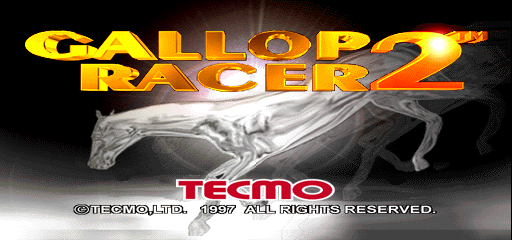 Gallop Racer 2 (USA) Title Screen